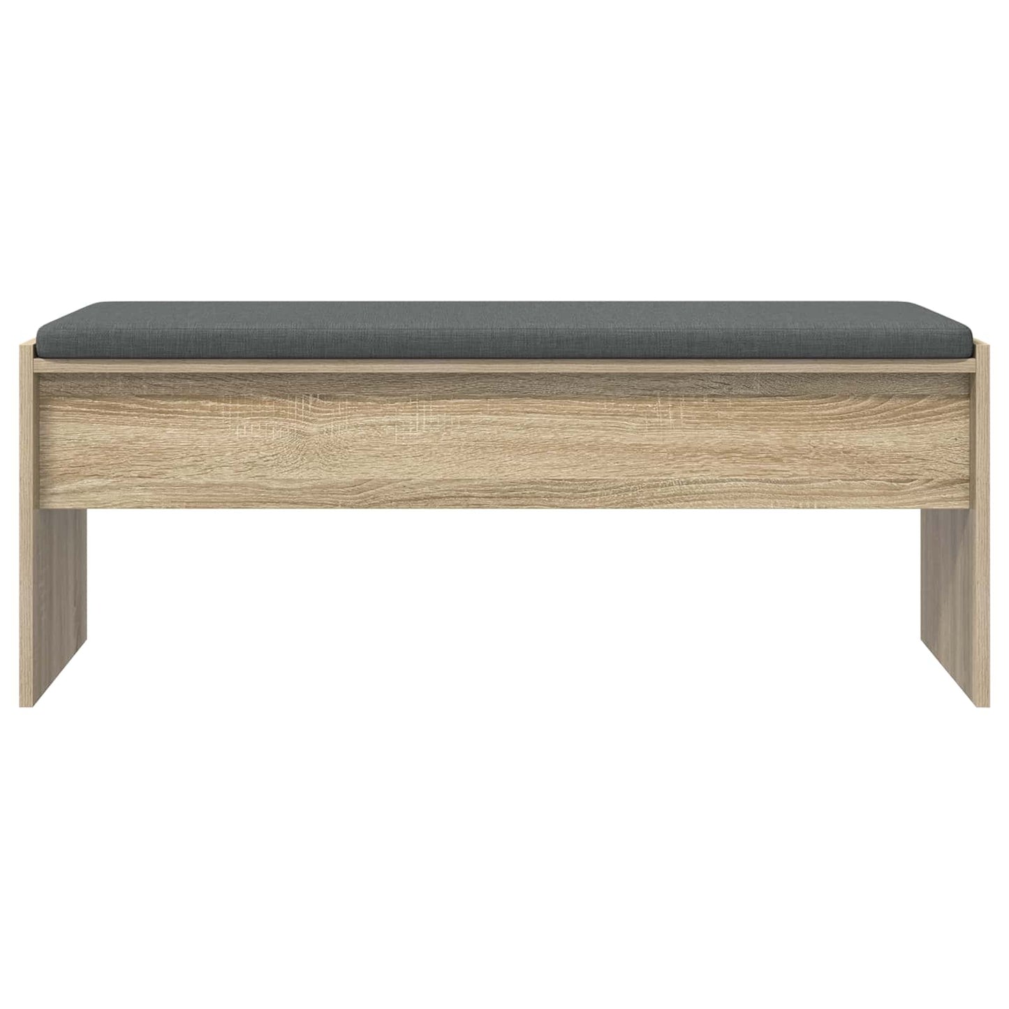 vidaXL Hall Bench with Cushion Sonoma Oak 103 x 38 x 40 cm