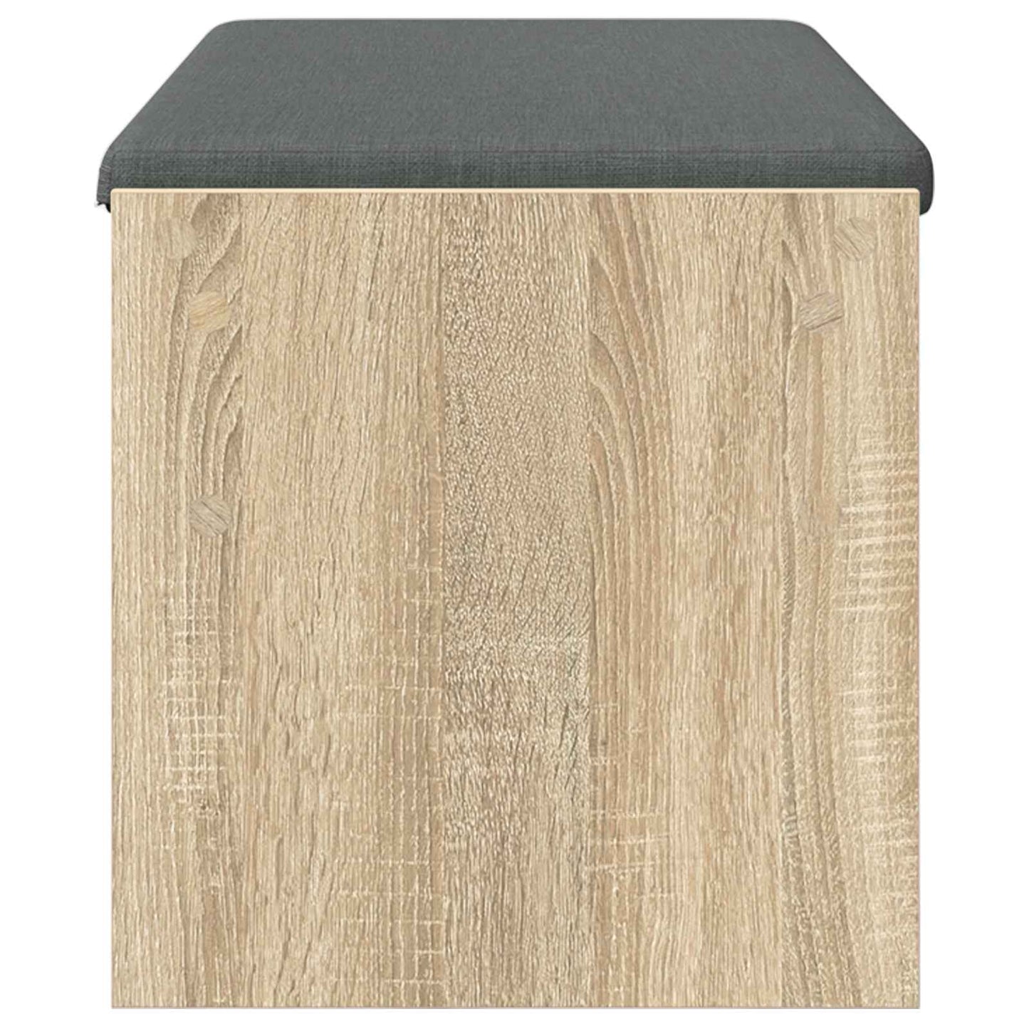 vidaXL Hall Bench with Cushion Sonoma Oak 103 x 38 x 40 cm