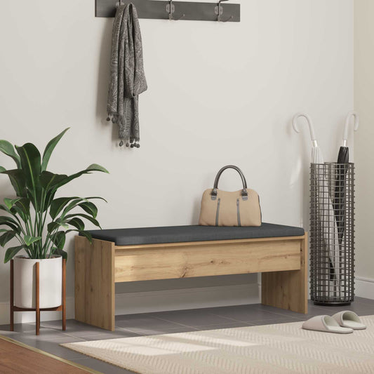 vidaXL Hall Bench Artisan Oak 103 x 38 x 40 cm