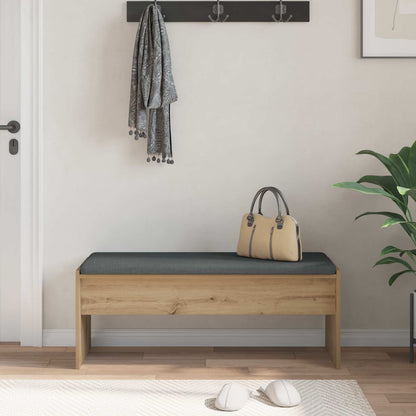 vidaXL Hall Bench Artisan Oak 103 x 38 x 40 cm