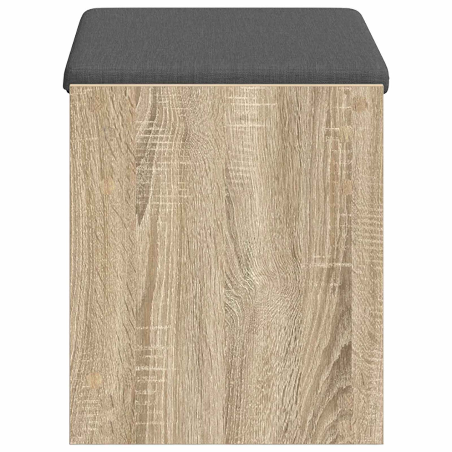 vidaXL Hall Bench with Cushion with Shelf Sonoma Oak 63 x 38 x 45 cm