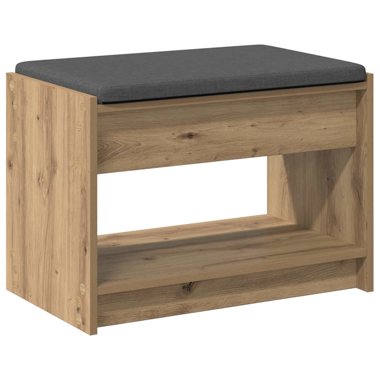 vidaXL Hall Bench Artisan Oak 63 x 38 x 45 cm