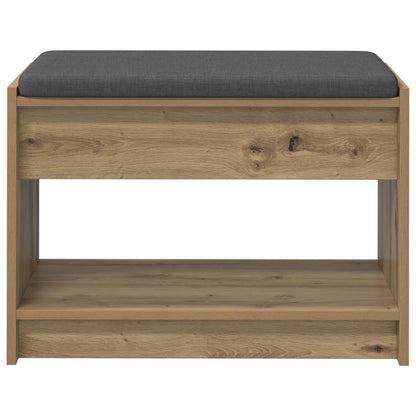 vidaXL Hall Bench Artisan Oak 63 x 38 x 45 cm