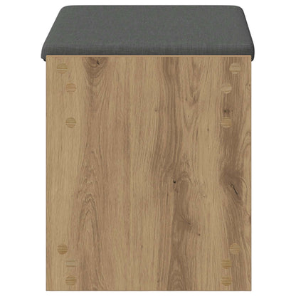 vidaXL Hall Bench Artisan Oak 63 x 38 x 45 cm