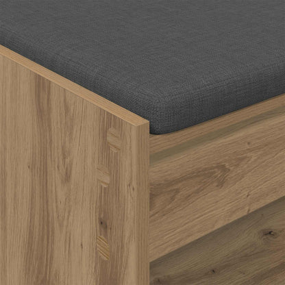 vidaXL Hall Bench Artisan Oak 83 x 38 x 45 cm