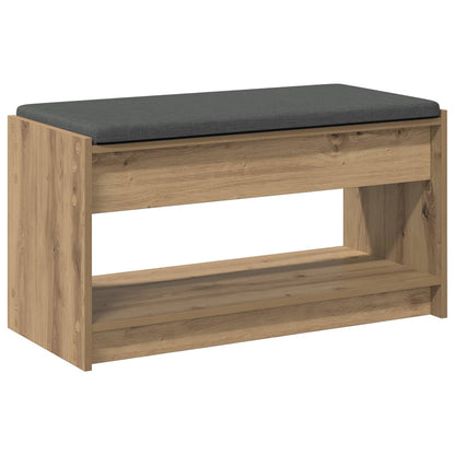 vidaXL Hall Bench Artisan Oak 83 x 38 x 45 cm