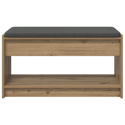 vidaXL Hall Bench Artisan Oak 83 x 38 x 45 cm