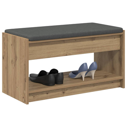 vidaXL Hall Bench Artisan Oak 83 x 38 x 45 cm