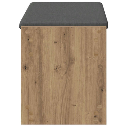 vidaXL Hall Bench Artisan Oak 83 x 38 x 45 cm