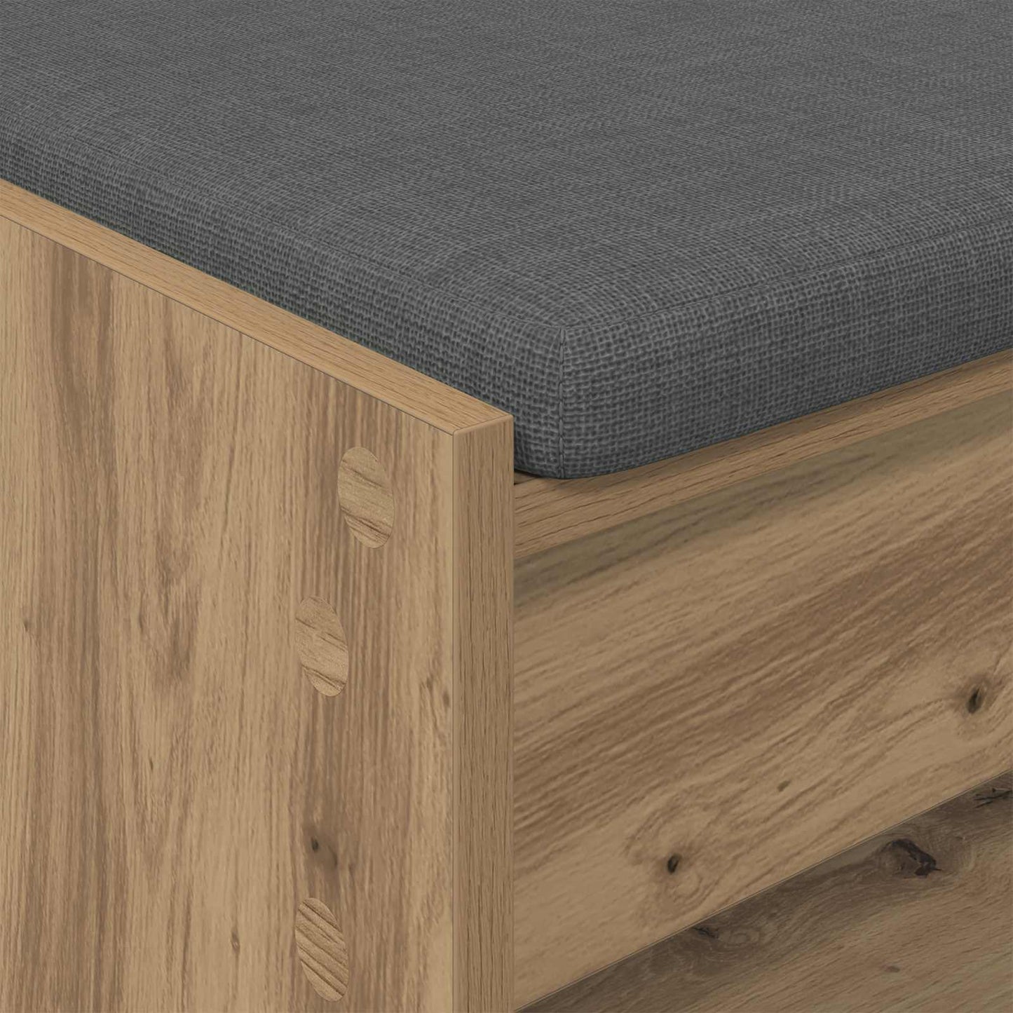 vidaXL Hall Bench Artisan Oak 103 x 38 x 45 cm