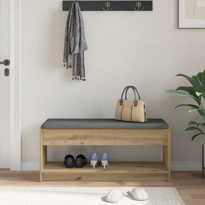 vidaXL Hall Bench Artisan Oak 103 x 38 x 45 cm