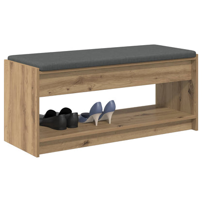 vidaXL Hall Bench Artisan Oak 103 x 38 x 45 cm