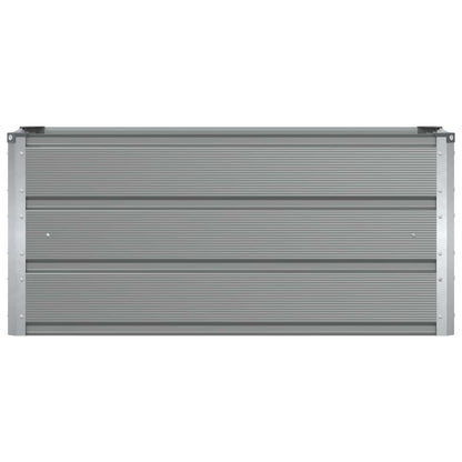 vidaXL Planter Light Grey 100 x 40 x 45 cm Steel