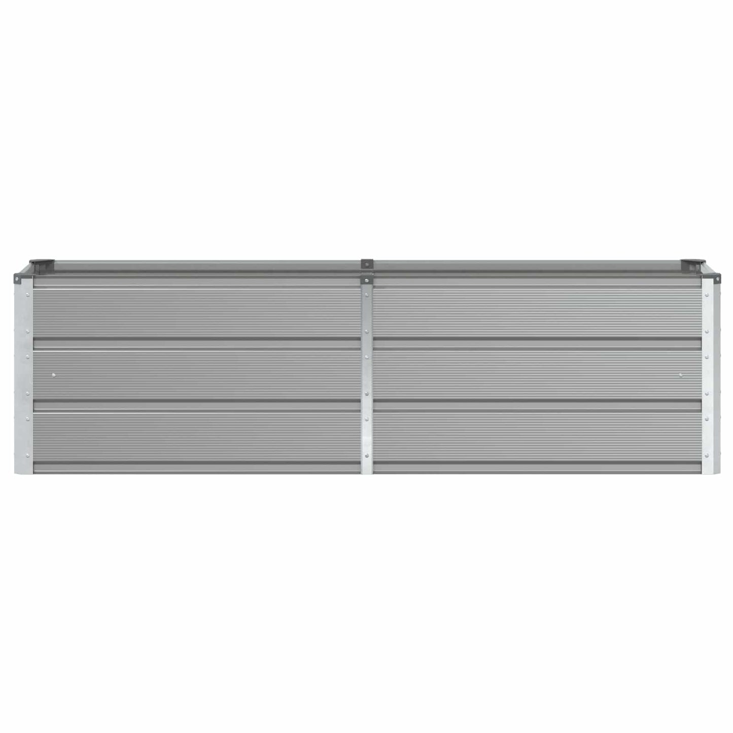 vidaXL Planter Light Grey 160 x 40 x 45 cm Steel