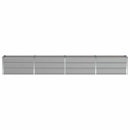 vidaXL Planter Light Grey 320 x 40 x 45 cm Steel