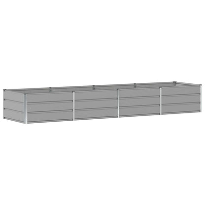 vidaXL Planter Light Grey 320 x 80 x 45 cm Steel