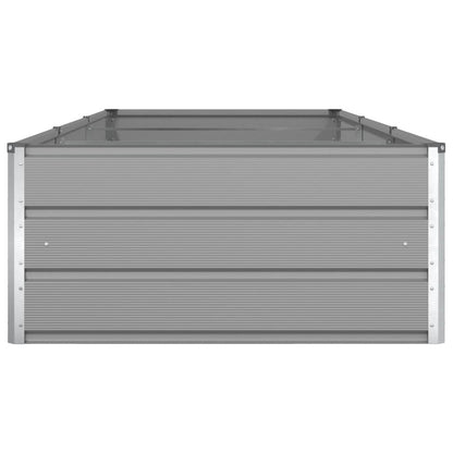 vidaXL Planter Light Grey 290 x 100 x 45 cm Galvanised Steel