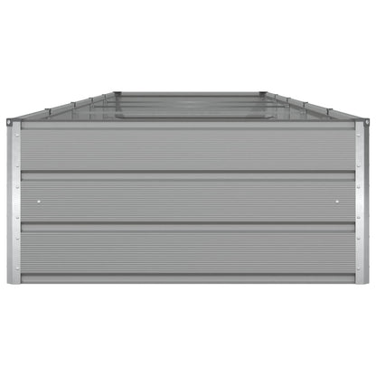 vidaXL Planter Light Grey 480 x 100 x 45 cm Galvanised Steel