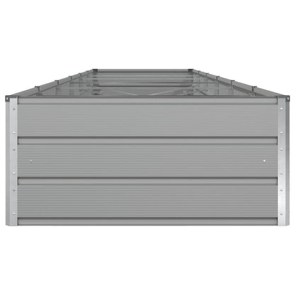 vidaXL Planter Light Grey 580 x 100 x 45 cm Galvanised Steel