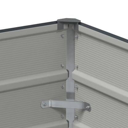 vidaXL Planter Anthracite 100 x 100 x 75 cm Steel