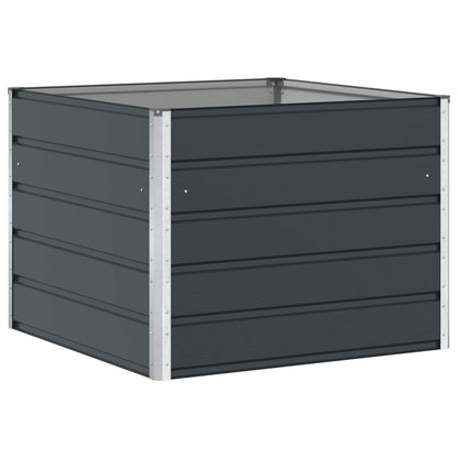 vidaXL Planter Anthracite 100 x 100 x 75 cm Steel