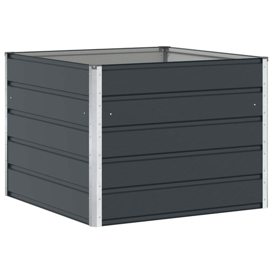 vidaXL Planter Anthracite 100 x 100 x 75 cm Steel