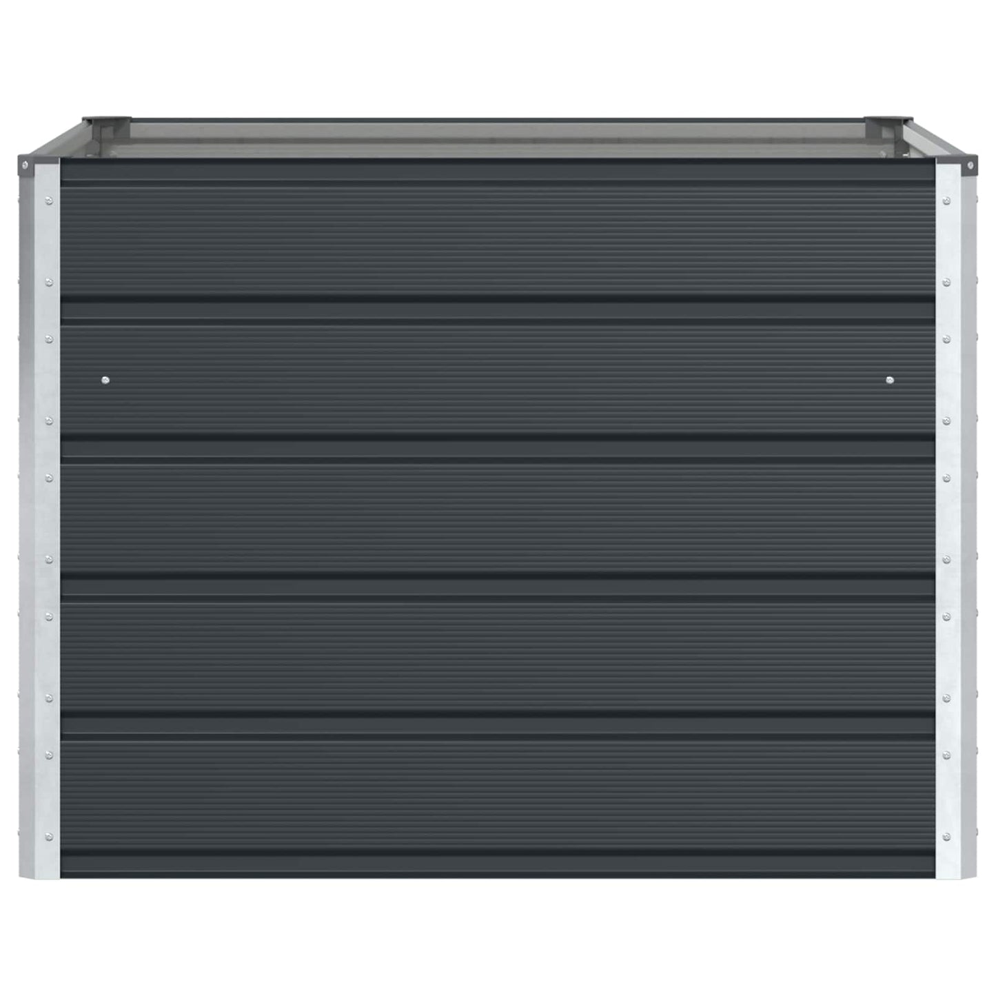 vidaXL Planter Anthracite 100 x 100 x 75 cm Steel