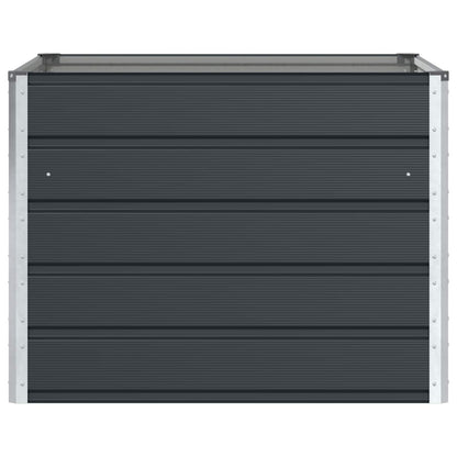 vidaXL Planter Anthracite 100 x 100 x 75 cm Steel