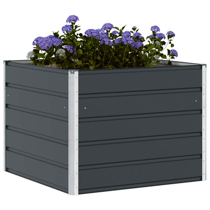 vidaXL Planter Anthracite 100 x 100 x 75 cm Steel