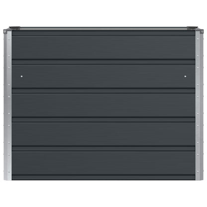 vidaXL Planter Anthracite 100 x 40 x 75 cm Steel