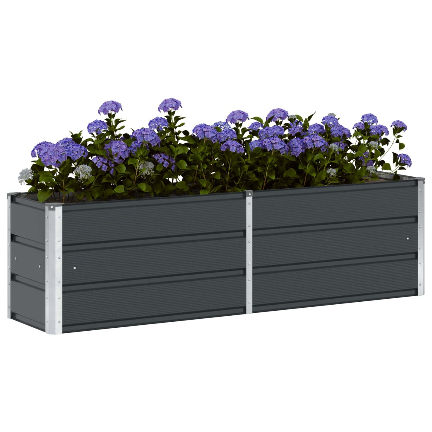 vidaXL Planter Anthracite 160 x 40 x 45 cm Steel