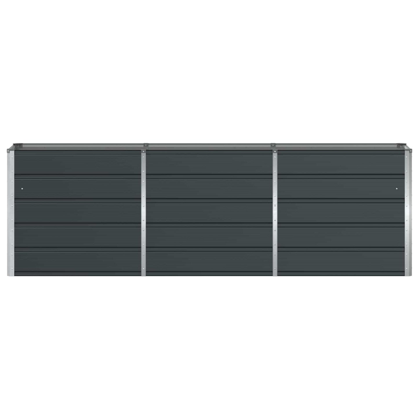 vidaXL Planter Anthracite 240 x 40 x 75 cm Steel
