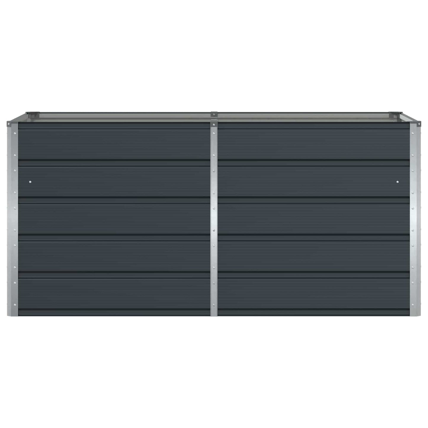 vidaXL Planter Anthracite 160 x 80 x 75 cm Steel