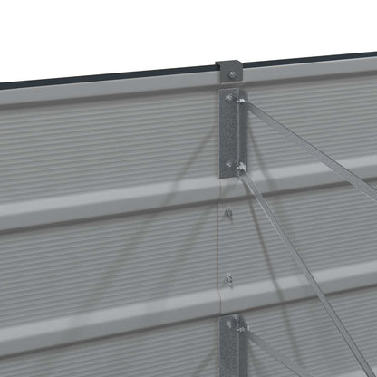 vidaXL Planter Anthracite 320 x 80 x 45 cm Steel