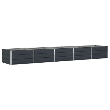vidaXL Planter Anthracite 400 x 80 x 45 cm Steel