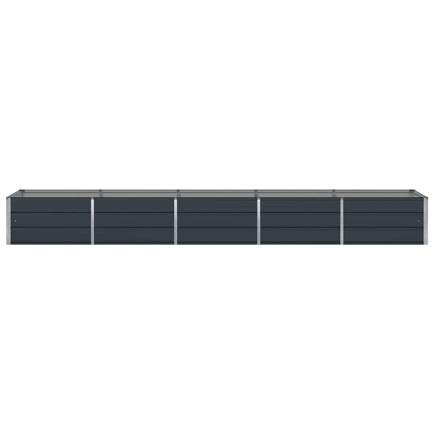 vidaXL Planter Anthracite 400 x 80 x 45 cm Steel