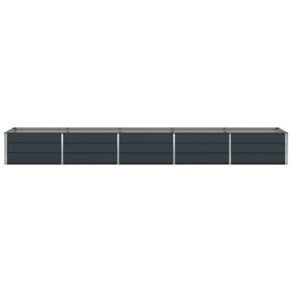 vidaXL Planter Anthracite 400 x 80 x 45 cm Steel