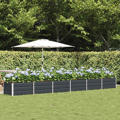 vidaXL Planter Anthracite 480 x 80 x 45 cm Steel