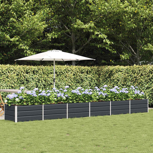 vidaXL Planter Anthracite 480 x 80 x 45 cm Steel