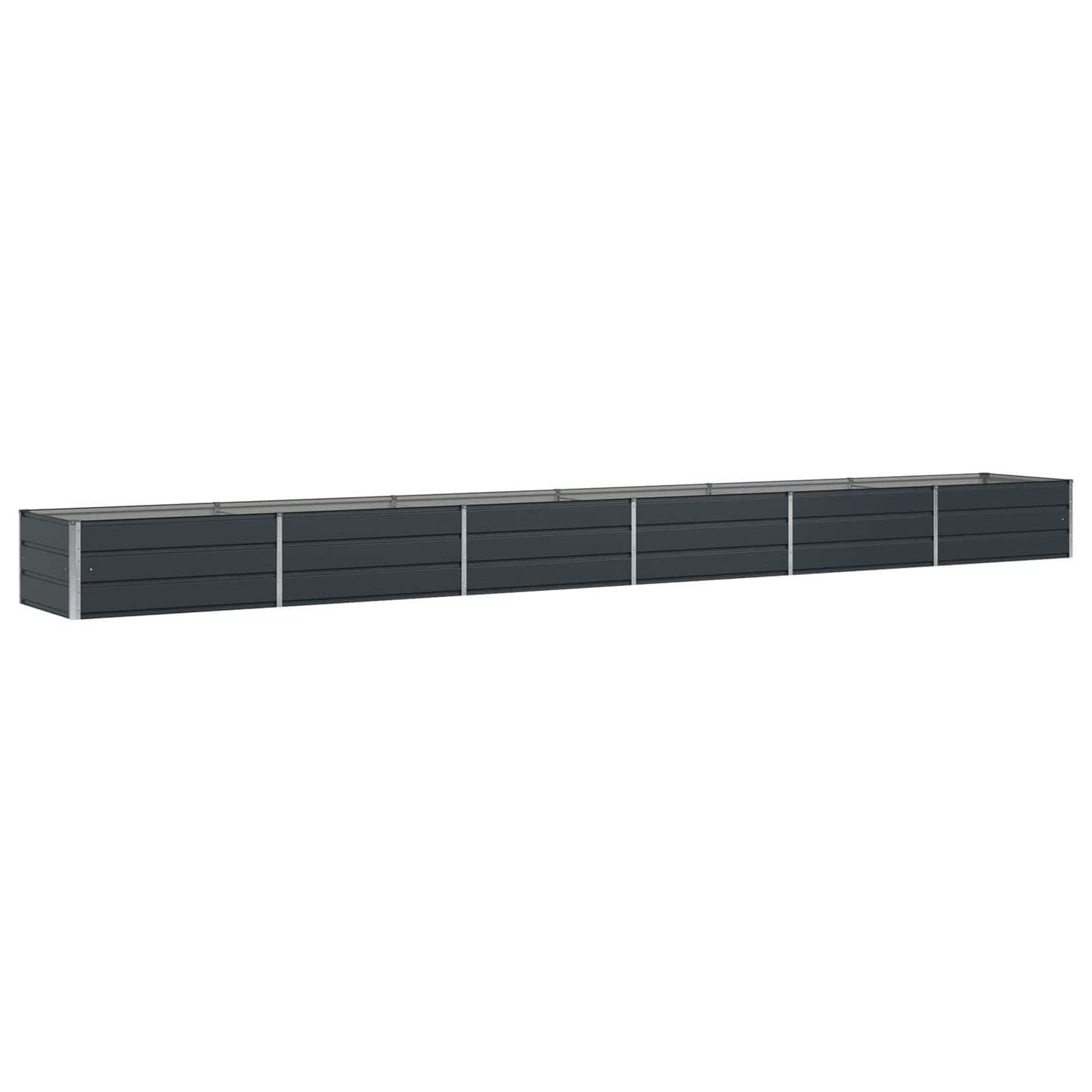 vidaXL Planter Anthracite 600 x 80 x 45 cm Steel