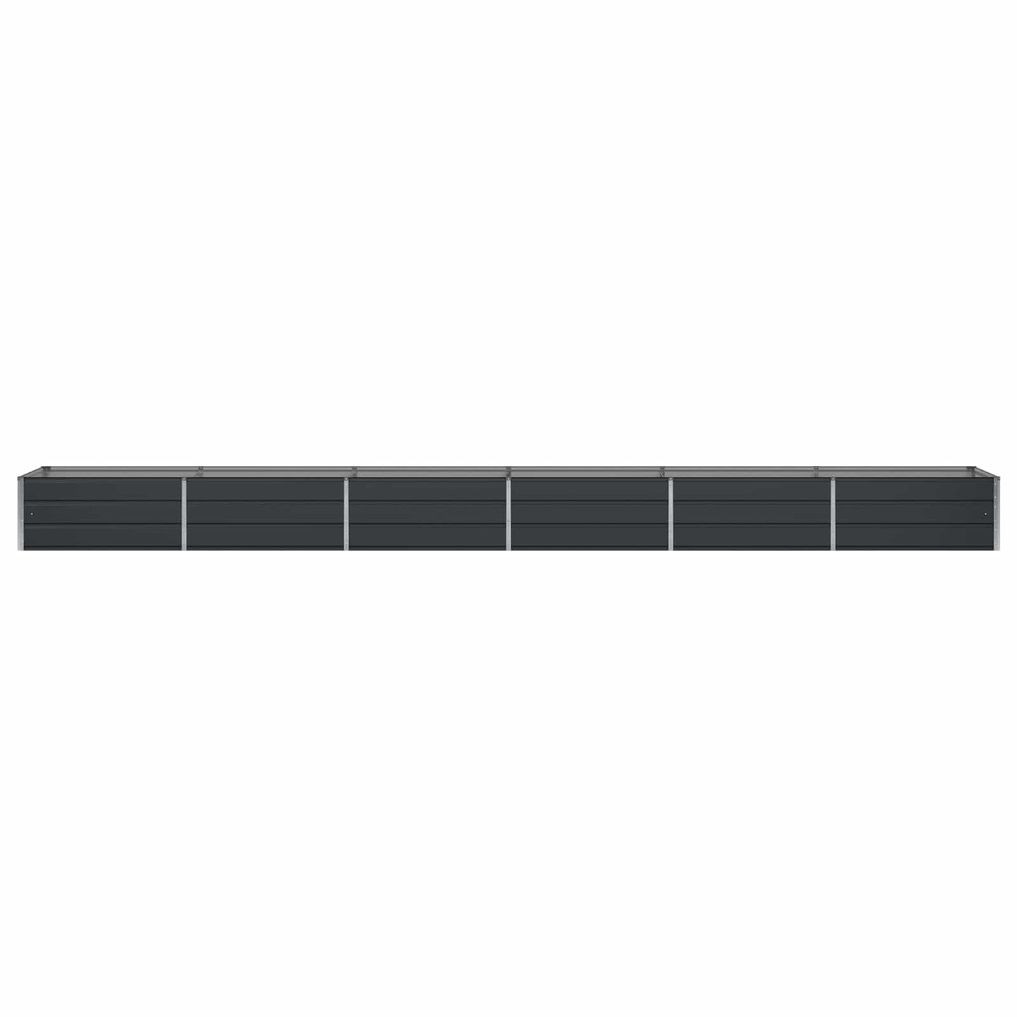vidaXL Planter Anthracite 600 x 80 x 45 cm Steel