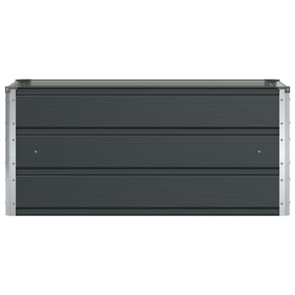 vidaXL Planter Anthracite 100 x 50 x 45 cm Galvanised Steel