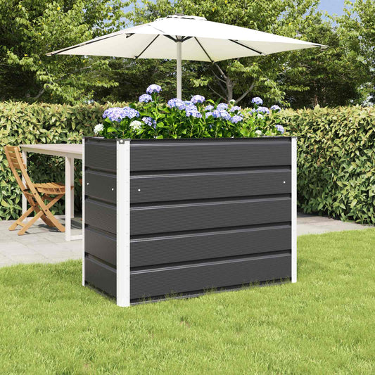 vidaXL Planter Anthracite 100 x 50 x 75 cm Galvanised Steel