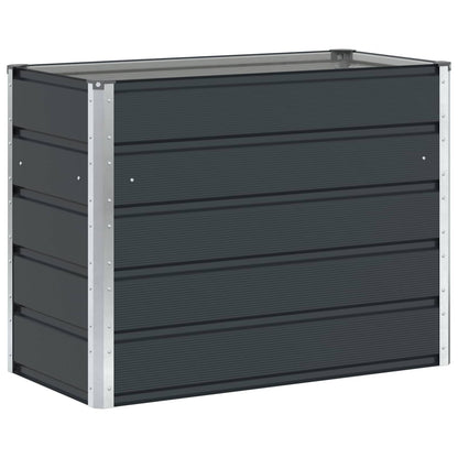 vidaXL Planter Anthracite 100 x 50 x 75 cm Galvanised Steel