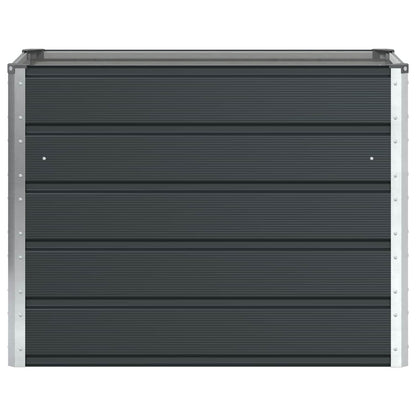 vidaXL Planter Anthracite 100 x 50 x 75 cm Galvanised Steel