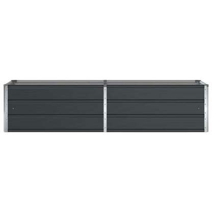 vidaXL Planter Anthracite 195 x 50 x 45 cm Galvanised Steel