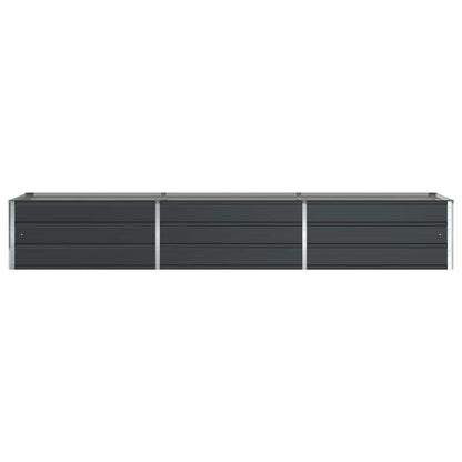 vidaXL Planter Anthracite 290 x 50 x 45 cm Galvanised Steel