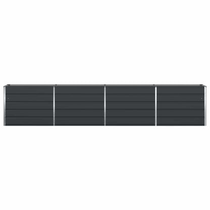 vidaXL Planter Anthracite 385 x 50 x 75 cm Galvanised Steel