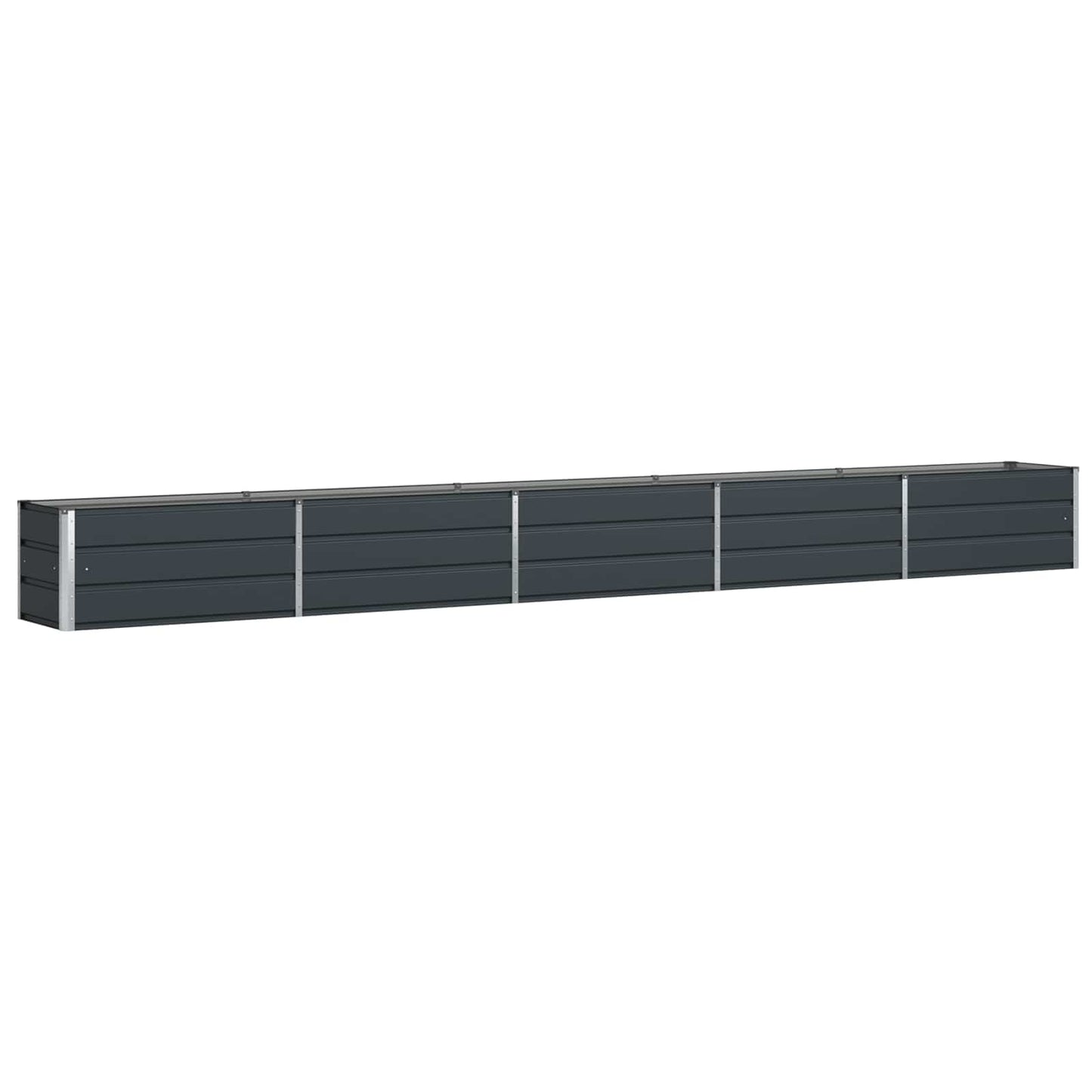 vidaXL Planter Anthracite 480 x 50 x 45 cm Galvanised Steel