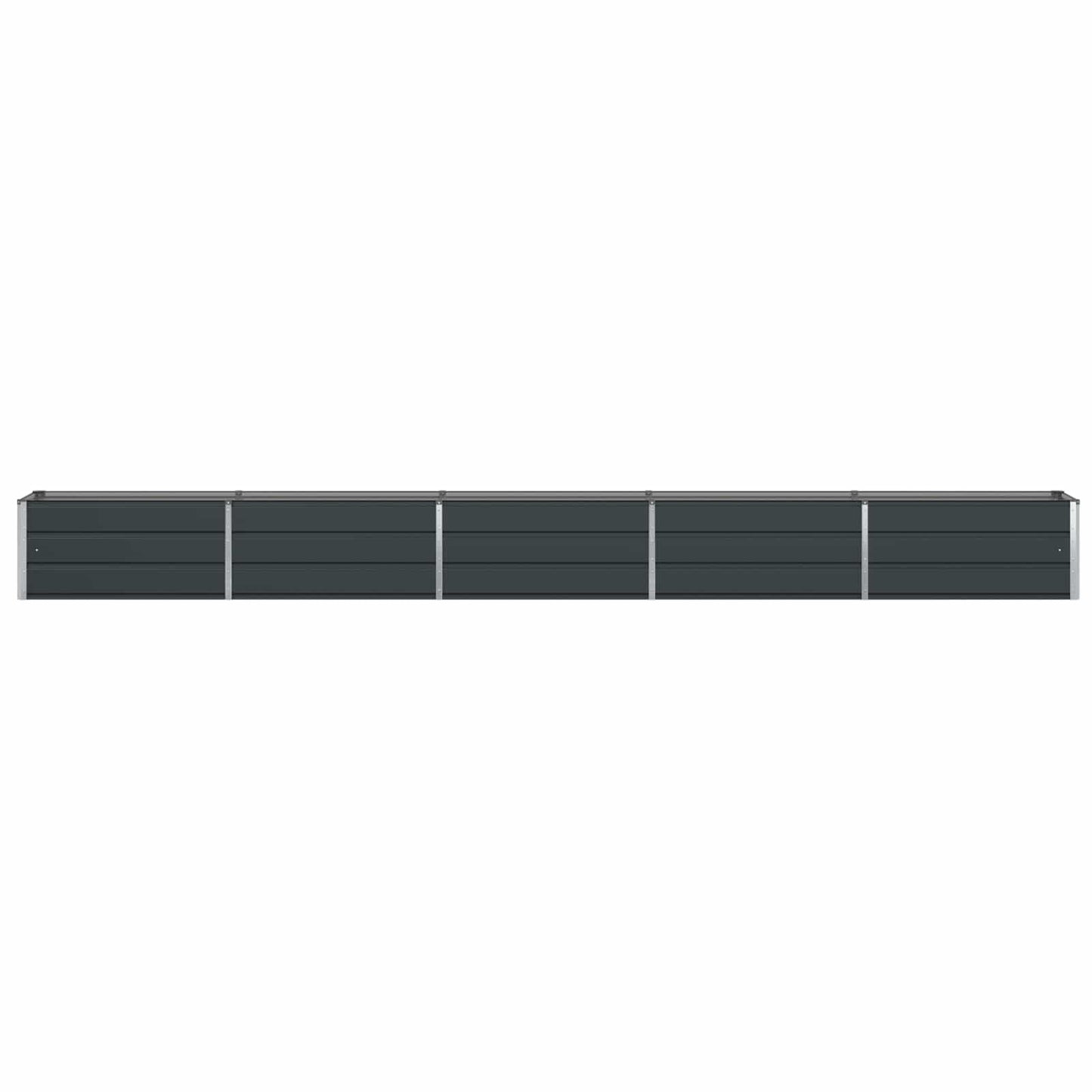 vidaXL Planter Anthracite 480 x 50 x 45 cm Galvanised Steel
